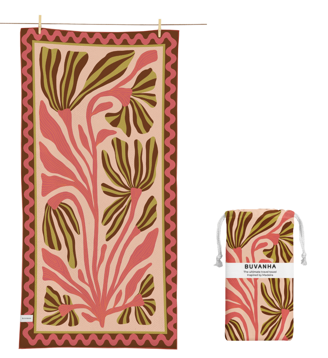 Travel towel - 200x90 cm