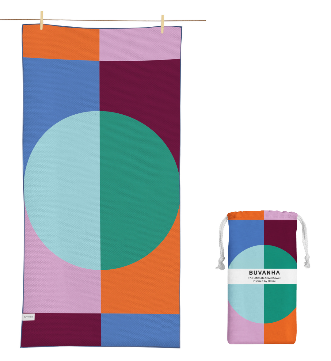 Travel towel - 200x90 cm