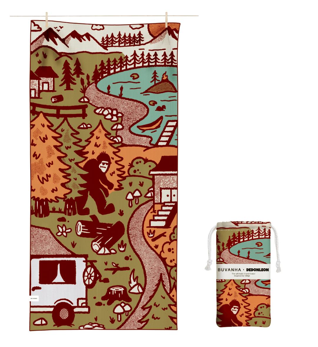 Travel towel - 160x80 cm